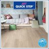 Ламинат Quick Step Perspective Hydro Доска Дубовая Светло-Серая Лакированная PER1304