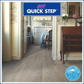 Ламинат Quick Step Perspective Hydro Доска Дуба Светло-Серого Старинного PER1406-foto2
