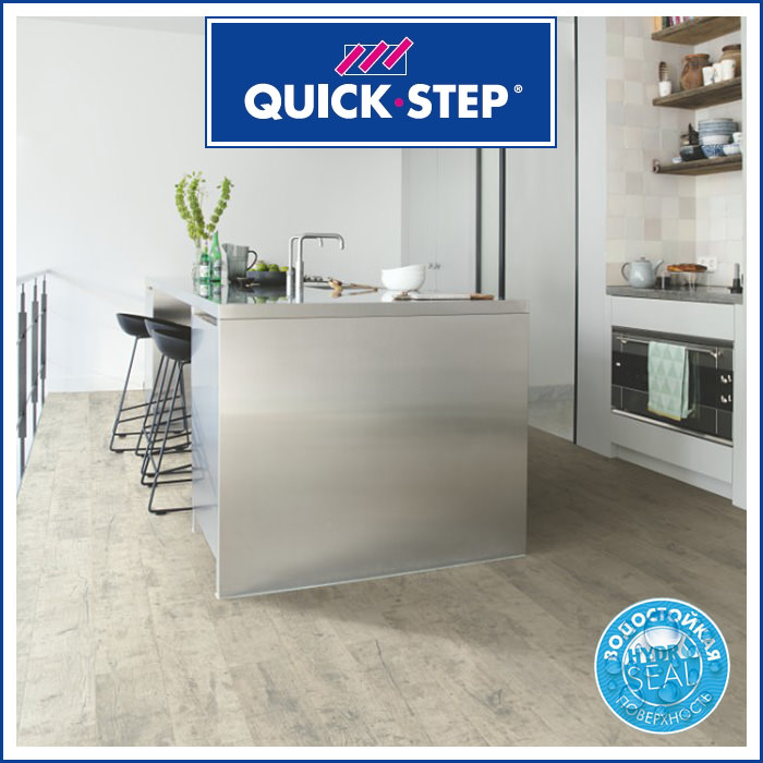 Ламинат Quick Step Perspective Hydro Дуб Почтенный Серый Промасленный PER6078-foto2