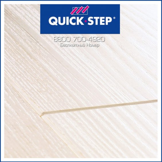 Ламинат Quick Step Perspective Сосна Белая Затертая UF1235