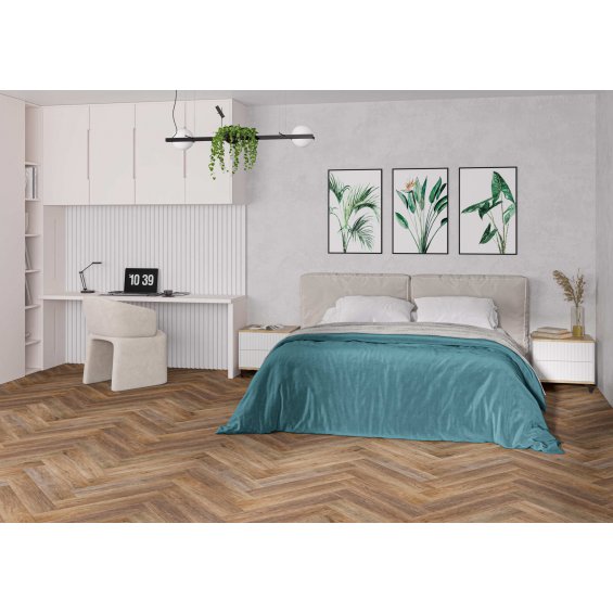 Замковая SPC-PVH Плитка Ёлокой Alta Step Encanto Лукка SPC 4507