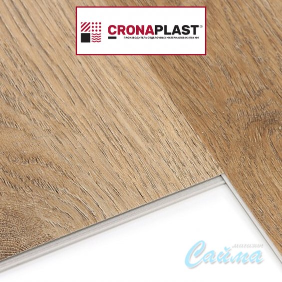 Замковая SPC-PVH Плитка (ЭСПиСи-ПВХ) CRONAPLAST Нано SPC N003 Дуб Бремен