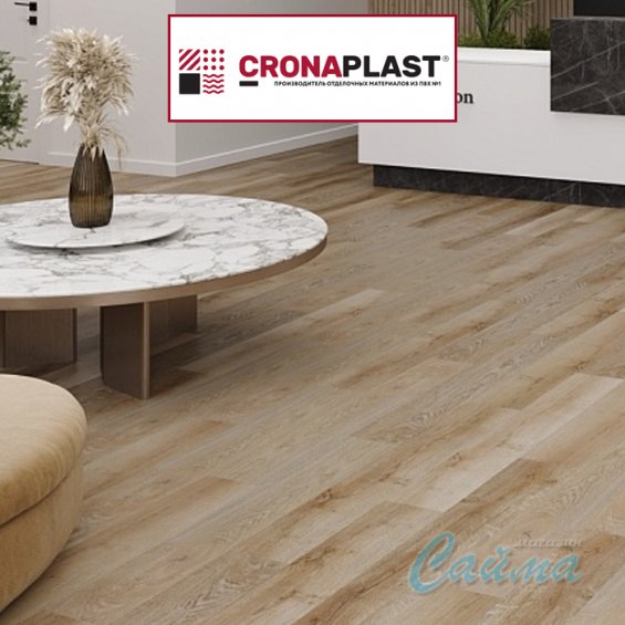 Замковая SPC-PVH Плитка (ЭСПиСи-ПВХ) CRONAPLAST Нано SPC N007 Дуб Светлый Замковая SPC-PVH Плитка (ЭСПиСи-ПВХ) CRONAPLAST Нано SPC N007 Дуб Светлый