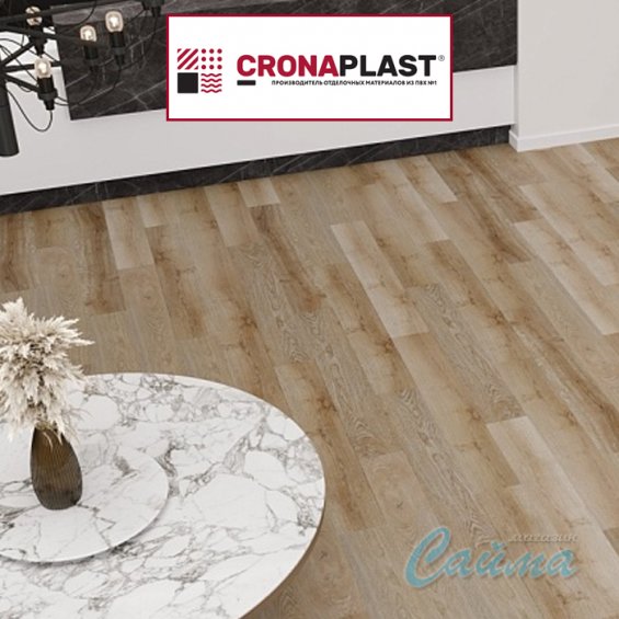 Замковая SPC-PVH Плитка (ЭСПиСи-ПВХ) CRONAPLAST Нано SPC N007 Дуб Светлый Замковая SPC-PVH Плитка (ЭСПиСи-ПВХ) CRONAPLAST Нано SPC N007 Дуб Светлый