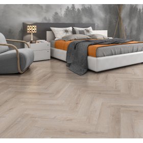 Замковая Замковая SPC-PVH Плитка (Ёлочкой) CronaFloor Herringbone Дуб Дижон-foto2