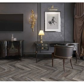 Замковая Замковая SPC-PVH Плитка (Ёлочкой) CronaFloor Herringbone Дуб Реймс-foto2