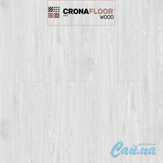 SPC-PVH Плитка CronaFloor Wood Дуб Белёный