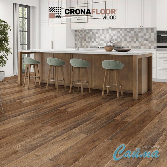 SPC-PVH Плитка CronaFloor Wood Дуб Робуста