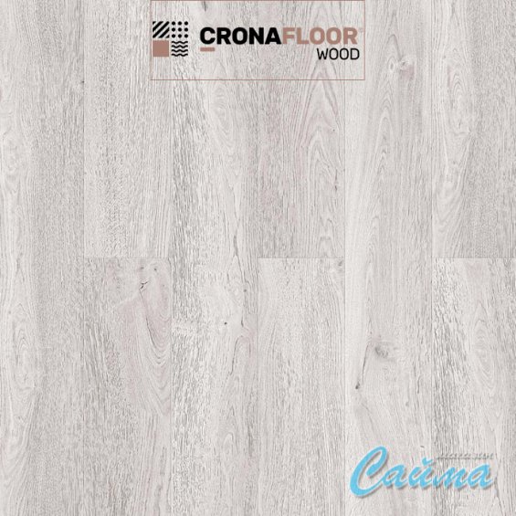 SPC-PVH Плитка CronaFloor Wood Дуб Серебристый