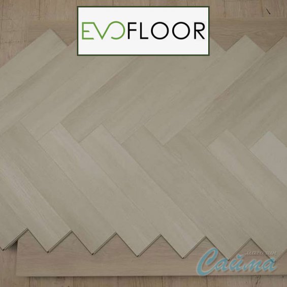 Клеевая LVT Кварц-Виниловая плитка Evofloor Parquet Glue Whiteford (Уайтфорд)