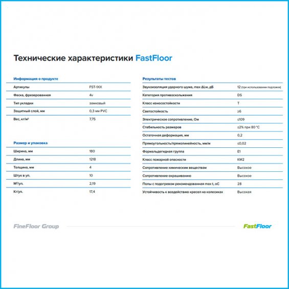 FST-109 Дуб Кимжа ПВХ-Плитка (SPC) FastFloor Country