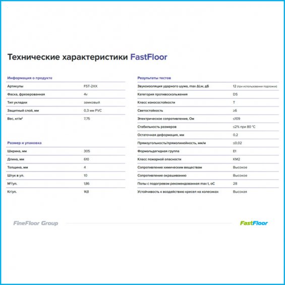 FST-202 Шхара ПВХ-Плитка (SPC) FastFloor Stone