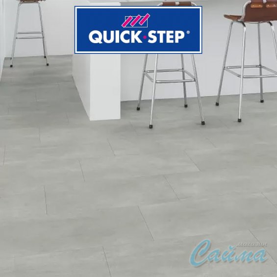 AMGP40050 Бетон Тёплый Серый Клеевая Виниловая ПВХ-Плитка Quick Step Ambient Glue Plus