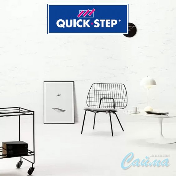 AMGP40136 Мрамор Каррарский Белый Клеевая Виниловая ПВХ-Плитка Quick Step Ambient Glue Plus