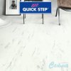 AMGP40136 Мрамор Каррарский Белый Клеевая Виниловая ПВХ-Плитка Quick Step Ambient Glue Plus