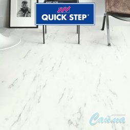 AMGP40136 Мрамор Каррарский Белый Клеевая (Виниловая) LVT-PVH Плитка Quick Step Ambient Glue Plus-foto6