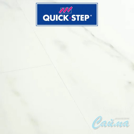 AMGP40136 Мрамор Каррарский Белый Клеевая Виниловая ПВХ-Плитка Quick Step Ambient Glue Plus