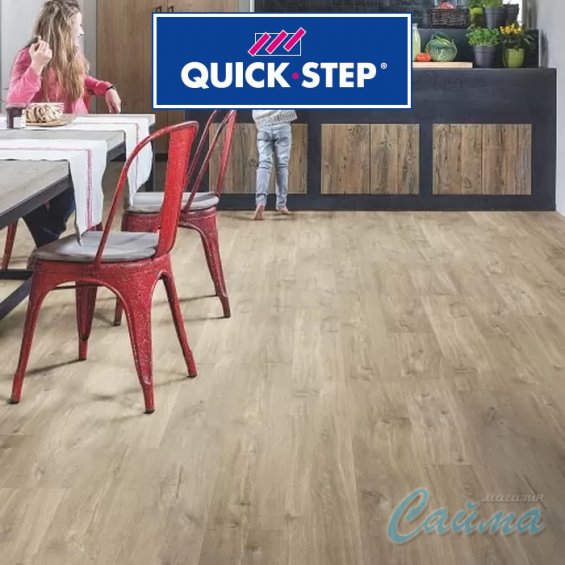 BACL40031 Дуб Каньон Светло-Коричневый Пилёный Виниловая ПВХ-Плитка Quick Step Balance Click