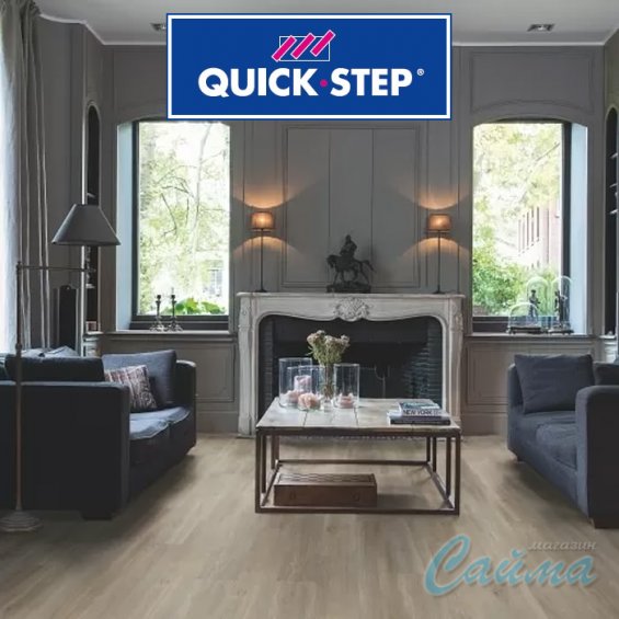 BAGP40053 Серо-Бурый Шелковый Дуб Клеевая Виниловая ПВХ-Плитка Quick Step Balance Glue Plus