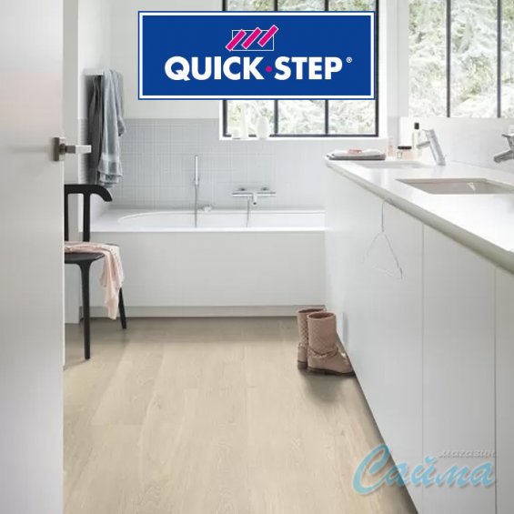 PUGP40080 Дуб Морской Бежевый Клеевая Виниловая ПВХ-Плитка Quick Step Pulse Glue Plus