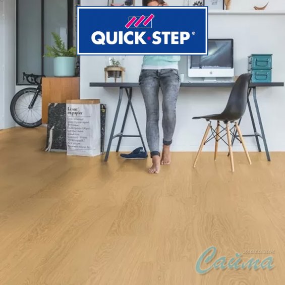 PUGP40098 Дуб Чистый Медовый Клеевая Виниловая ПВХ-Плитка Quick Step Pulse Glue Plus