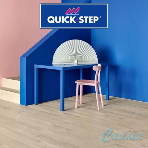 PUCL40103 Дуб Хлопковый Бежевый Виниловая ПВХ-Плитка Quick Step Pulse Click