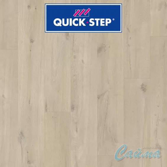 PUCL40103 Дуб Хлопковый Бежевый Виниловая ПВХ-Плитка Quick Step Pulse Click