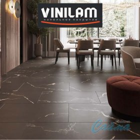 Эбонитовый Мрамор 88911 Клеевая (Виниловая) LVT-PVH Плитка VINILAM Allure Stone