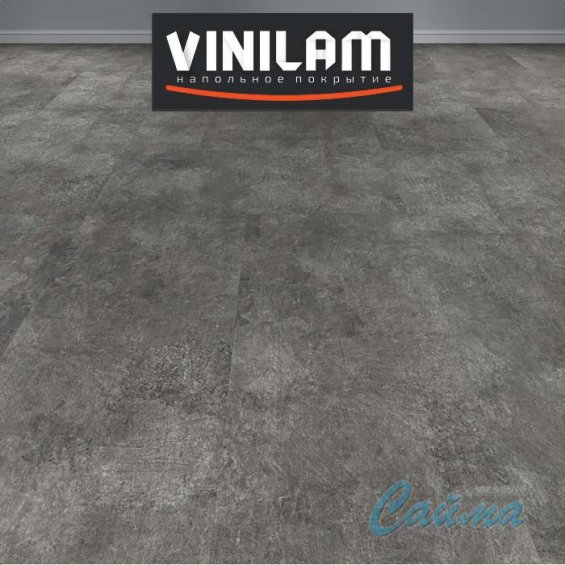 Графит 88804 Клеевая (Виниловая) LVT-PVH Плитка VINILAM Allure Stone Графит 88804 Клеевая (Виниловая) LVT-PVH Плитка VINILAM Allure Stone