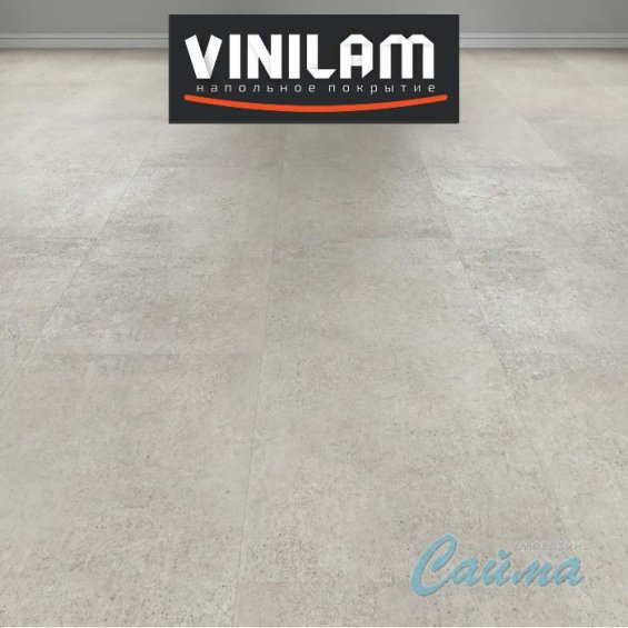 Жемчужный Бетон 88805 Клеевая (Виниловая) LVT-PVH Плитка VINILAM Allure Stone Жемчужный Бетон 88805 Клеевая (Виниловая) LVT-PVH Плитка VINILAM Allure Stone