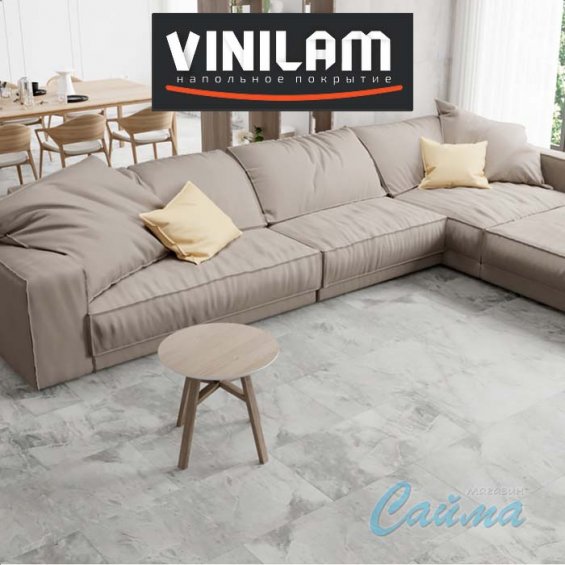 Адриатический Серый 91901 Клеевая (Виниловая) LVT-PVH Плитка VINILAM CERAMO Адриатический Серый 91901 Клеевая (Виниловая) LVT-PVH Плитка VINILAM CERAMO