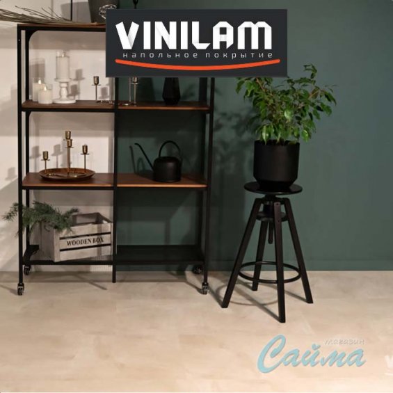 Бетон Белый 71615 Клеевая (Виниловая) LVT-PVH Плитка VINILAM CERAMO Бетон Белый 71615 Клеевая (Виниловая) LVT-PVH Плитка VINILAM CERAMO