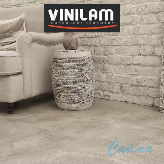 Бетонная Смесь 61603 Клеевая (Виниловая) LVT-PVH Плитка VINILAM CERAMO Бетонная Смесь 61603 Клеевая (Виниловая) LVT-PVH Плитка VINILAM CERAMO