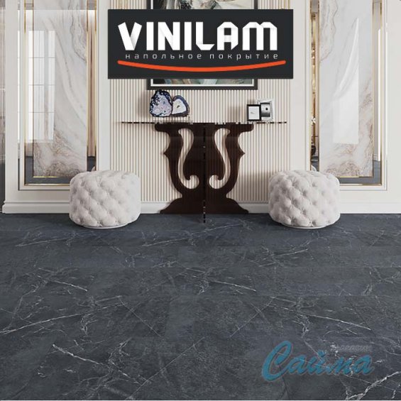 Ионический Мрамор 91909 Клеевая (Виниловая) LVT-PVH Плитка VINILAM CERAMO Ионический Мрамор 91909 Клеевая (Виниловая) LVT-PVH Плитка VINILAM CERAMO