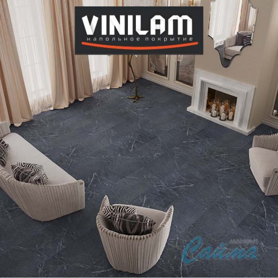 Ионический Мрамор 91909 Клеевая (Виниловая) LVT-PVH Плитка VINILAM CERAMO Ионический Мрамор 91909 Клеевая (Виниловая) LVT-PVH Плитка VINILAM CERAMO