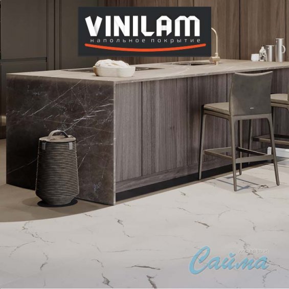 Итальянский Мрамор 83444 Клеевая (Виниловая) LVT-PVH Плитка VINILAM CERAMO Итальянский Мрамор 83444 Клеевая (Виниловая) LVT-PVH Плитка VINILAM CERAMO