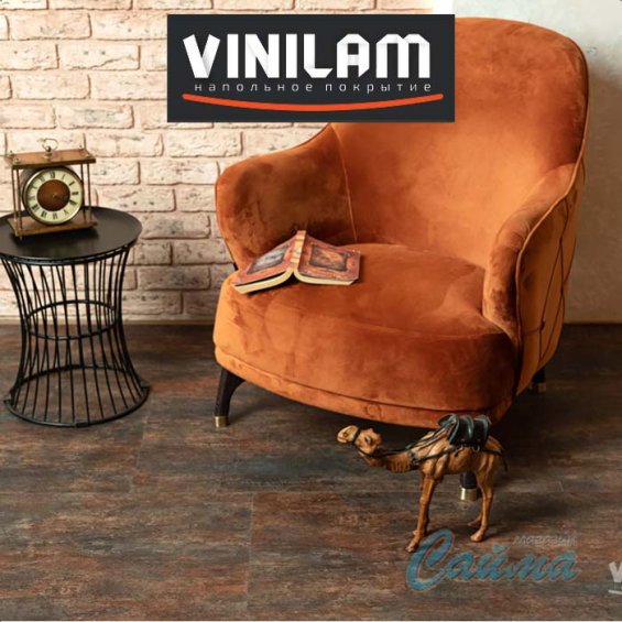 Керамическая Сталь 71617 Клеевая (Виниловая) LVT-PVH Плитка VINILAM CERAMO Керамическая Сталь 71617 Клеевая (Виниловая) LVT-PVH Плитка VINILAM CERAMO