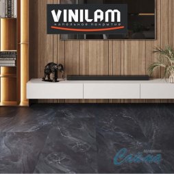 Неаполитанский Черный 91910 Клеевая (Виниловая) LVT-PVH Плитка VINILAM CERAMO