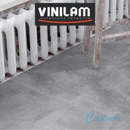 Серый Бетон 61602 Клеевая (Виниловая) LVT-PVH Плитка VINILAM CERAMO