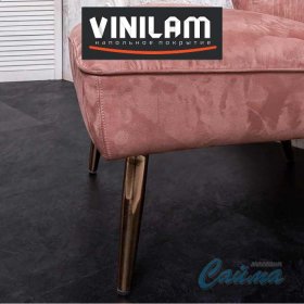 Сланцевый Чёрный 61607 Клеевая (Виниловая) LVT-PVH Плитка VINILAM CERAMO
