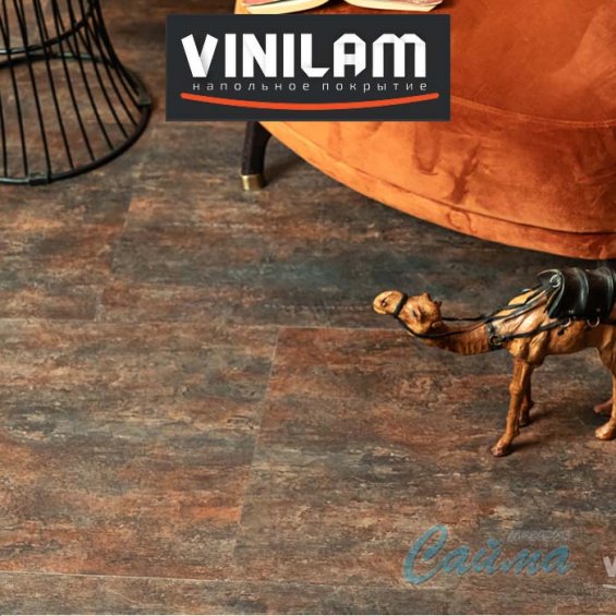VINILAM CERAMO Камень Керамическая Сталь mm 71617 8 - Замковая SPC-плитка