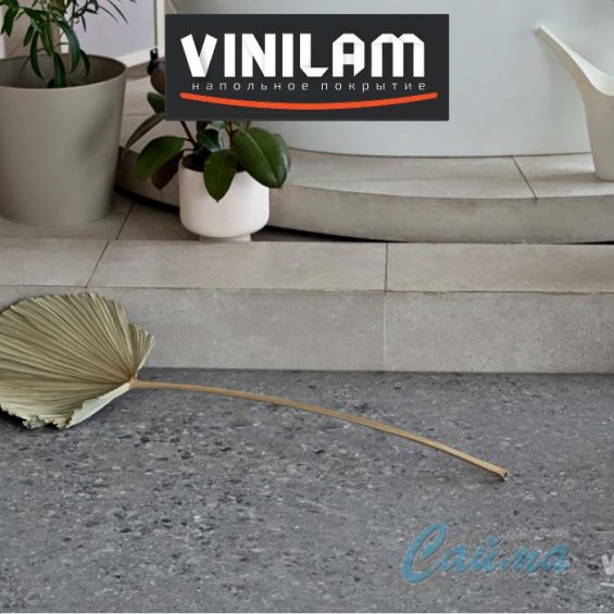 VINILAM CERAMO Камень Терраццо mm 71613 6 - Замковая SPC-плитка