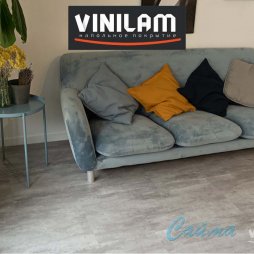VINILAM CERAMO Камень Цемент Светлый mm 71614 8 - Замковая SPC-плитка