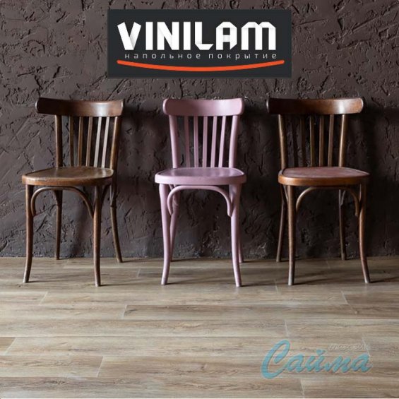 VINILAM Клик 3,7 мм Дуб Амберг 15783 - Замковая SPC-плитка VINILAM Клик 3,7 мм Дуб Амберг 15783 - Замковая SPC-плитка