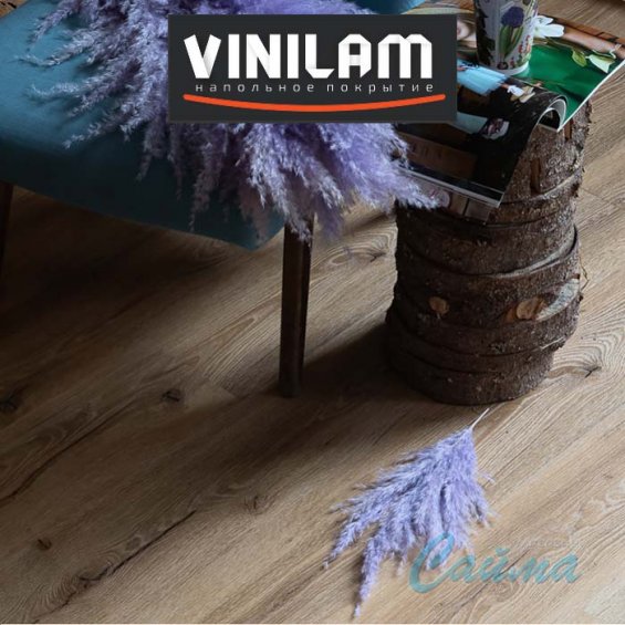 VINILAM Клик 3,7 мм Дуб Марбург 18222 - Замковая SPC-плитка