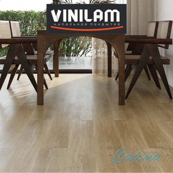 VINILAM Клик 3,7 мм Дуб Шверин 8895 - Замковая SPC-плитка