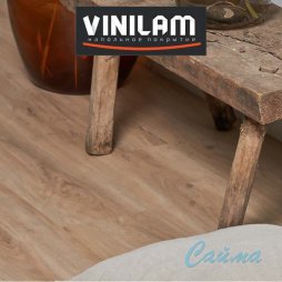 VINILAM Гибрид + пробка 7 мм Дуб Батис 10-099V - Замковая плитка-foto2