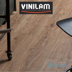 VINILAM Гибрид + пробка 7 мм Дуб Брюссель 04-018 - Замковая плитка-foto2