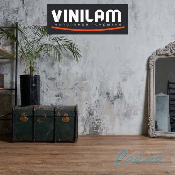 VINILAM Гибрид + пробка 7 мм Дуб Брюссель 04-018 - Замковая плитка VINILAM Гибрид + пробка 7 мм Дуб Брюссель 04-018 - Замковая плитка