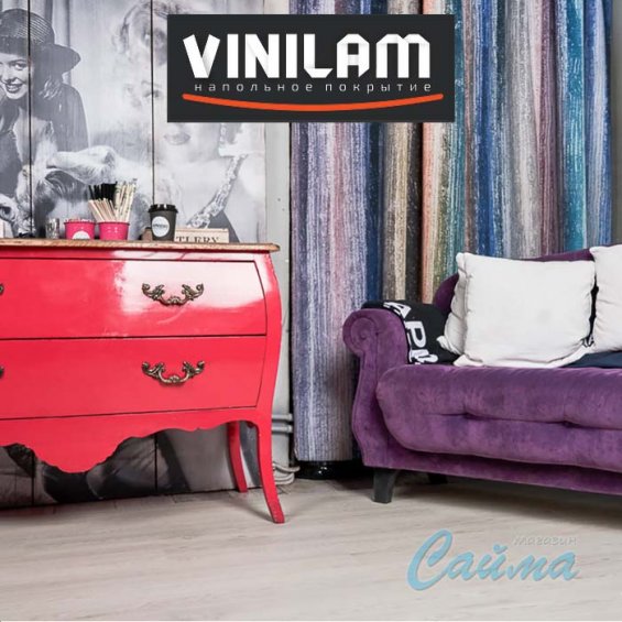 VINILAM Гибрид + пробка 7 мм Дуб Линтер 10-077 - Замковая SPC-плитка VINILAM Гибрид + пробка 7 мм Дуб Линтер 10-077 - Замковая SPC-плитка